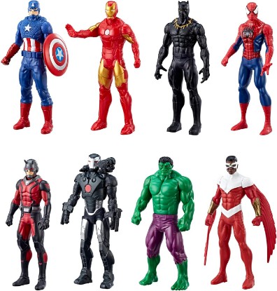 Picture of Marvel Avengers Ultimate Protectors Pack, 6-Inch-Scale, 8 Action Figures with Accessories, Super Hero Toys, Toys for Boys and Girls Ages 4 and Up