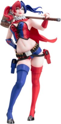 Picture of Kotobukiya DC Comics Pretty New 52 Harley Quinn New 52 Ver. 1/7 Scale Painted PVC, 9 inches (DC024)