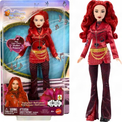 Picture of Mattel Disney Descendants: Wicked Wonderland Singing Red Doll with Movie-Inspired Clothes, Sings “Perfect Princess” in English