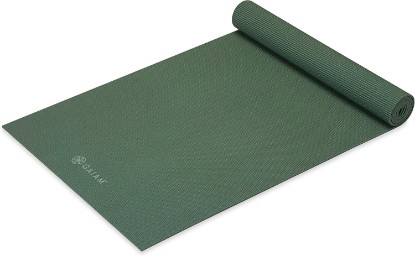 Picture of Gaiam Yoga Mat - Premium 5mm Solid Thick Non Slip Exercise & Fitness Mat for All Types of Yoga, Pilates & Floor Workouts (68" x 24" x 5mm) | Premium non-slip mat in solid colors. Cushioned support for yoga, Pilates & floor workouts at home or studio.