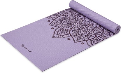 Picture of Gaiam Yoga Mat - Premium 5mm Print Thick Non Slip Exercise & Fitness Mat for All Types of Yoga, Pilates & Floor Workouts (68" x 24" x 5mm)
