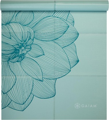 Picture of Gaiam Foldable Yoga Mat, 2mm Icy Paisley