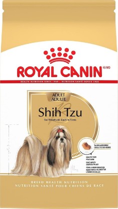 Picture of ROYAL CANIN Shih Tzu Adult Dry Dog Food, 10 lb Bag | Highly Digestible Proteins, Skin & Coat Support, For Adult Shih Tzus, Specialized Kibble for Short Muzzle and Underbite