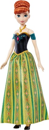 Picture of Mattel Disney Frozen Toys, Singing Anna Doll in Signature Clothing, Sings “for the First Time in Forever” from the Disney Movie Frozen, Gifts for Kids