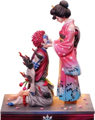 Picture of Akaza and Koyuki Figure Theatrical Release Anime 1/7 PVC Figurine Statue