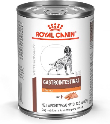 Picture of ROYAL CANIN Veterinary Diet Canine Gastrointestinal Low Fat Adult Loaf Dog Food, 13.5 oz (Pack of 12). | Low-Fat Digestive Support, For Dogs with Fat Digestion Difficulty, Supports Healthy Weight, Developed by Veterinarians