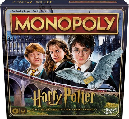 Picture of Hasbro Gaming Monopoly Harry Potter Edition Board Game | A Magical Adventure at Hogwarts | Ages 8 and Up | 2 to 6 Players | Family Games | Gifts for Kids and Adults