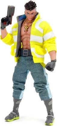 Picture of Jada Cyberpunk Edgerunners David Martinez - 1:12 Scale Action Figure - 6” Highly Articulated Collectible with Accessories - Ages 15+ - Soft Goods Jacket, Detailed Sculpt | Cyberpunk Edgerunners 6 Inch Action Figure 1/12 Scale - David
