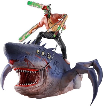 Picture of Ichibansho Figure - Chainsaw Man - The Movie: Reze Arc - Chainsaw Man & Beam (The Movie Second) Mega Impact Collectible Figure