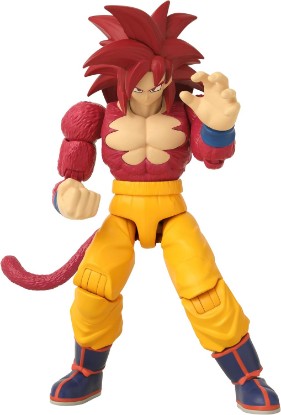 Picture of Dragon Stars Series - Dragon Ball DAIMA - Super Saiyan 4 Goku [DAIMA Ver.] 6.5" Action Figure | Dragonball Daima 6 Inch Action Figure Dragon Stars - Super Saiyan 4 Goku