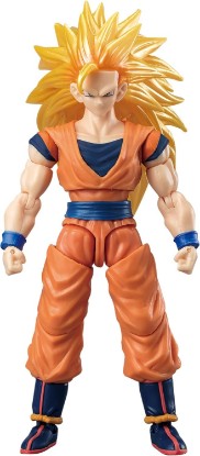 Picture of Dragon Ball Super Evolve - 5" Super Saiyan 3 Son Goku Action Figure | Dragonball Super 5 Inch Action Figure Evolve - Super Saiyan 3 Son Goku