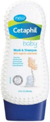 Picture of Cetaphil Baby Wash and Shampoo with Organic Calendula, 7.8 Ounce per Bottle (3 Bottles)