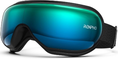 Picture of RENPHO Eye Massager with Voice Control, Heated Eye Mask, Smart Sleep Mask, Eye Care with Bluetooth Music, Birthday Gifts for Men Women, Eyeris 1V | Vibration Massage for Head Tension, Eye Strain, Dry Eyes & Dark Circles, FSA Eligible HSA, Green Global Recycled Standard