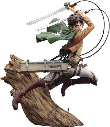 Picture of Kotobukiya Attack On Titan: Eren Yeager (Renewal Package Variant) ArtFX J Statue, multicolor