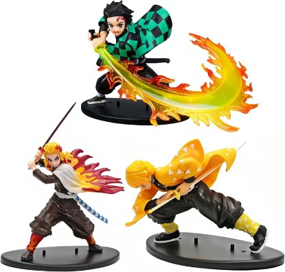 Picture of Demon Anime Figures Set, 8.6in Characters for Anime Fans and Kids (3PCS)