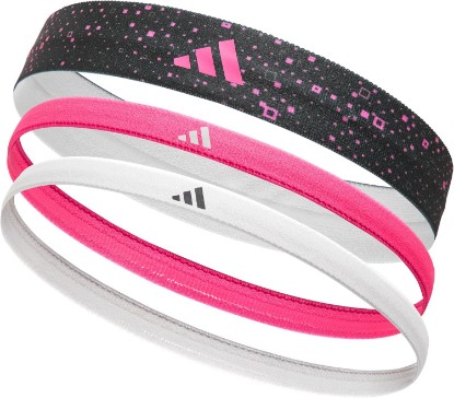 Picture of adidas Hairband Set - Two Thin, One Thick - Multiple Colors