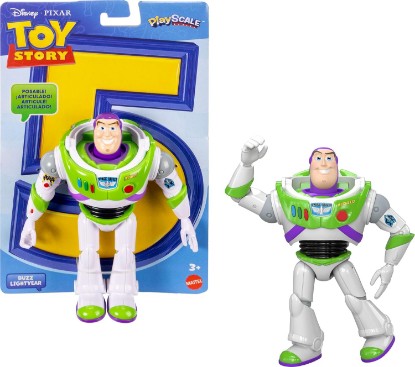 Picture of ​Mattel Disney and Pixar Toy Story 5 Buzz Lightyear Action Figure | 7-inch Playscale, 1 Key Character, 8+ Posable Joints, Movie-Accurate Design