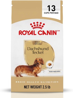 Picture of ROYAL CANIN Breed Health Nutrition Dachshund Adult Dry Dog Food, 2.5 lb Bag | Bone & Joint Support, Weight Maintenance, Highly Digestible Proteins For Adult Dachshunds, Specialized Small Kibble