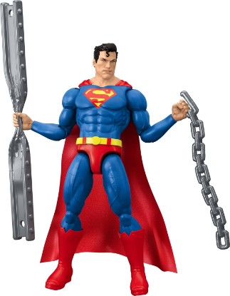 Picture of ​Mattel DC Premier Series 6.5in Superman Action Figure Series 2 | Super Hero Toy, 22 Articulations, Fabric Cape, Battle Armor & Accessories