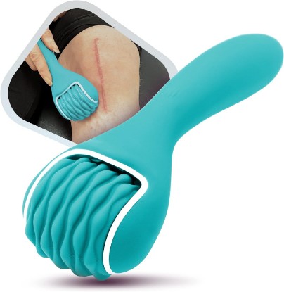 Picture of Scar Tissue Massager for Post-Surgery Recovery, Silicone Ice Massage for Post-Surgery Incision Swelling and Soreness, Vibrating Joint Roller for Improved Range of Motion Designed by Physical Therapist