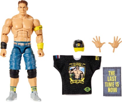 Picture of Mattel WWE Elite Collection Top Picks Action Figures & Accessories Set, 6-inch Collectible John Cena with Swappable Hands & Ring Gear​