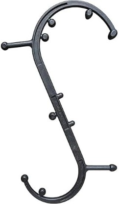 Picture of Body Back Buddy Classic Back Massager & Neck Massager for Pain Relief Black | USA Made Dual Massage Hooks For Back, Shoulder, And Neck, Muscle Knot Remover For Trigger Point Therapy And Full Body Relief