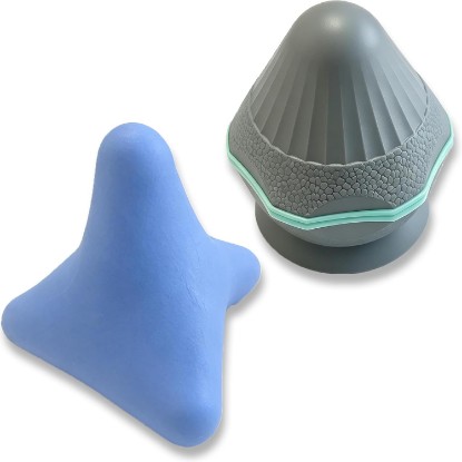 Picture of 2Pcs Trigger Point Massage Tool, Massager Ball for Psoas Myofascial Release | Deep Tissue Muscle Knots Relief, Physical Therapy, Foot Plantar Fasciitis Pain Recovery, Manual Pressure with Suction Cup