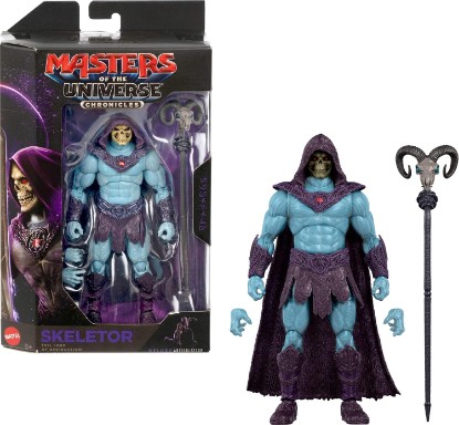 Picture of Masters of the Universe Action Figure Chronicles Skeletor, 6.5 Inch Scale 2026 Movie Accurate Villain, Deluxe Articulation | Masters of the Universe Chronicles 6 Inch Action Figure - Skeletor Movie Version