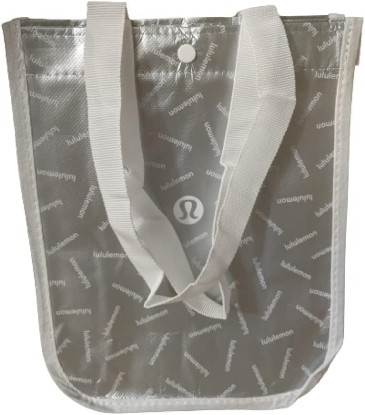 Picture of lululemon Small Reusable Tote Carryall Gym Bag (White/Silver)