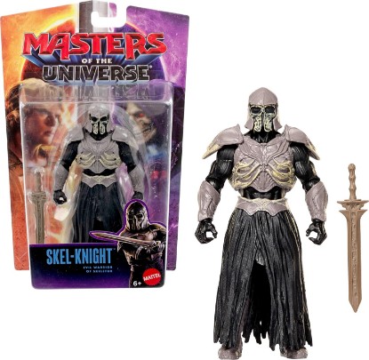 Picture of Masters of the Universe 2026 Movie SKEL-Knight 5.5 Inch Action Figure Toy, Content Accurate Army Builder, 14 Movable Joints & Sword