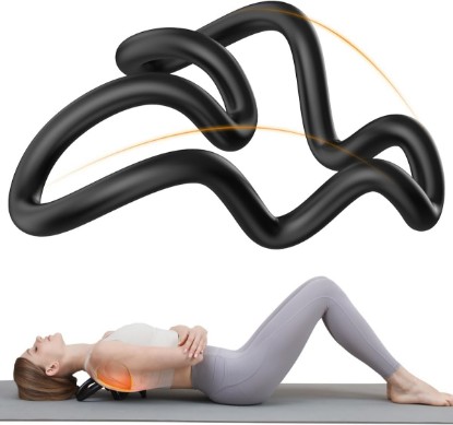 Picture of Trigger Point Massager for Shoulder Blades, Psoas & Hip Flexors | Firm deep-tissue pressure for shoulder blades, trapezius, upper back, hip flexors and glutes; manual body-weight control