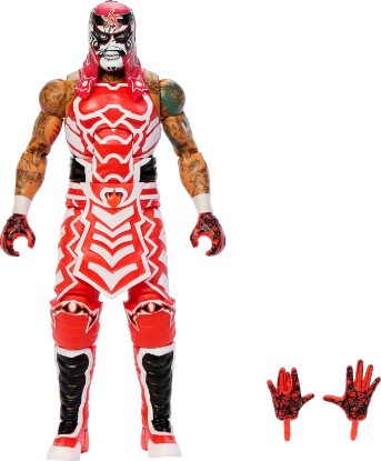 Picture of Mattel WWE Elite Penta Action Figure & Accessories, Series #126 | WWE Action Figure, 6-inch Collectible Superstar with 25 Articulation Points & Swappable Hands​​​