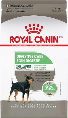 Picture of ROYAL CANIN Canine Care Nutrition Small Digestive Care Adult Dry Dog Food, 3.5 lb | For Small Dogs With Sensitive Stomachs, Digestive Support, For Adult Dogs, Crunchy Kibble, Developed by Veterinarians