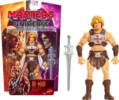 Picture of Masters of the Universe Movie He-Man 5.5 Inch Action Figure Hero Toy, Content Accurate, 14 Movable Joints & Power Sword