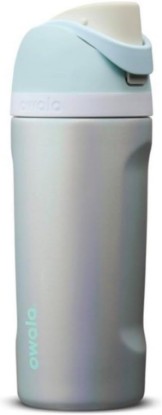 Picture of Owala FreeSip Insulated Water Bottle 473ml Pearlfection | Rain Delay Color, Built-In Straw Lid, Double-Wall Insulated, Flip-Lock Lid, Leak-Resistant Design