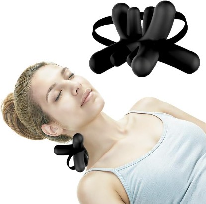 Picture of Occipital Release Tool for Neck, Suboccipital Release Tool and Shoulder Trigger Point Massager, Deep Tissue Acupressure Massage Tool for Headache, TMJ and Cervical Tension Relief, Hands-Free Design