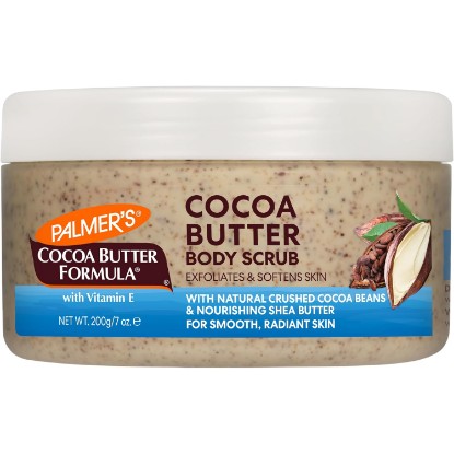 Picture of Palmer's Exfoliating Body Scrub, Cocoa Butter Formula, Softens Skin (7 Oz) | Skin Exfoliator for Women and Men with Natural Crushed Cocoa Beans & Nourishing Shea Butter for Smooth, Radiant Skin