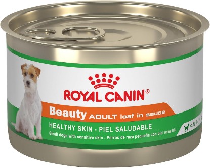 Picture of ROYAL CANIN Canine Health Nutrition Adult Beauty Loaf in Sauce Dog Food, 5.2 oz (Pack of 24) | Specialized Nutrition For Adult Dogs, Contains B Vitamins, Highly Palatable, Loaf in Sauce, Developed by Veterinarians