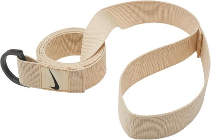 Picture of Nike Mastery Yoga Strap Short Sanddrift/Smokeless Charcoal/Black, 6 Feet YG0011