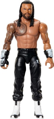 Picture of Mattel WWE Roman Reigns Action Figure, Main Event Series #166 | WWE Action Figure, 6-inch Collectible Superstar with 14 Articulation Points & Life-Like Look ​