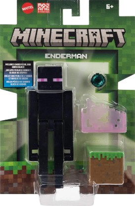 Picture of Mattel Minecraft Action Figures & Accessories Set, 3.25-inch Scale Collectible Toys with Pixelated Design
