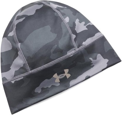Picture of Under Armour Men's Storm Velocity Beanie, (025) Castlerock / / Black, One Size Fits Most