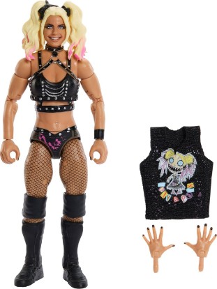 Picture of Mattel WWE Elite Alexa Bliss Action Figure & Accessories, Series #127 | WWE Action Figure, 6-inch Collectible Superstar with 25 Articulation Points & Swappable Hands​​​