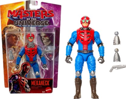 Picture of Masters of the Universe 2026 Movie Mekaneck 5.5 Inch Action Figure, Heroic Human Periscope Toy, Content Inspired 14 Movable Joints & Blaster