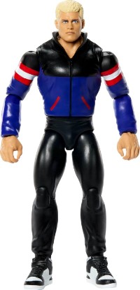 Picture of Mattel WWE Cody Rhodes Action Figure, Main Event Series #165 | WWE Action Figure, 6-inch Collectible Superstar with 14 Articulation Points & Life-Like Look ​​​