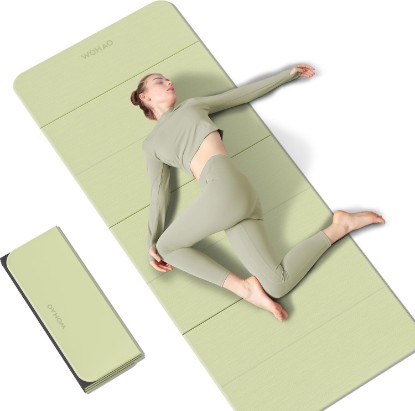 Picture of 7-Fold Yoga Mat 70"x24" - 1/2 Inch Thick | Folding Exercise Mat, Compact Non-Slip TPE Mat, For Travel, Storage, Yoga & Home Gym, Lightweight & Portable