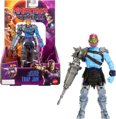 Picture of Masters of the Universe Feature Action Figure Cannon Transform Trap Jaw, Twist & Release Move, 5.5 Inch, 2026 Movie Accurate Villain Toy