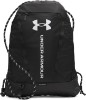 Picture of Under Armour Unisex Hustle Sackpack, (001) Black/Black/White, One Size Fits Most