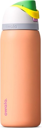Picture of Owala FreeSip Stainless Steel Water Bottle 32 oz Peachy Keen