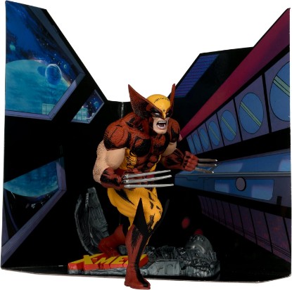 Picture of McFarlane Toys - Marvel Wolverine 1:10th Scale Posed Figure with Scene (X-Men #1) | Backdrop scene